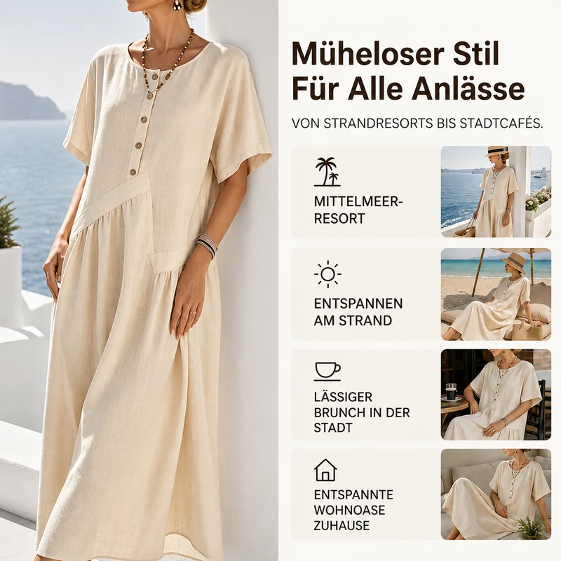 Pamilla | Vielseitiges Maxikleid für Alltag und Urlaub