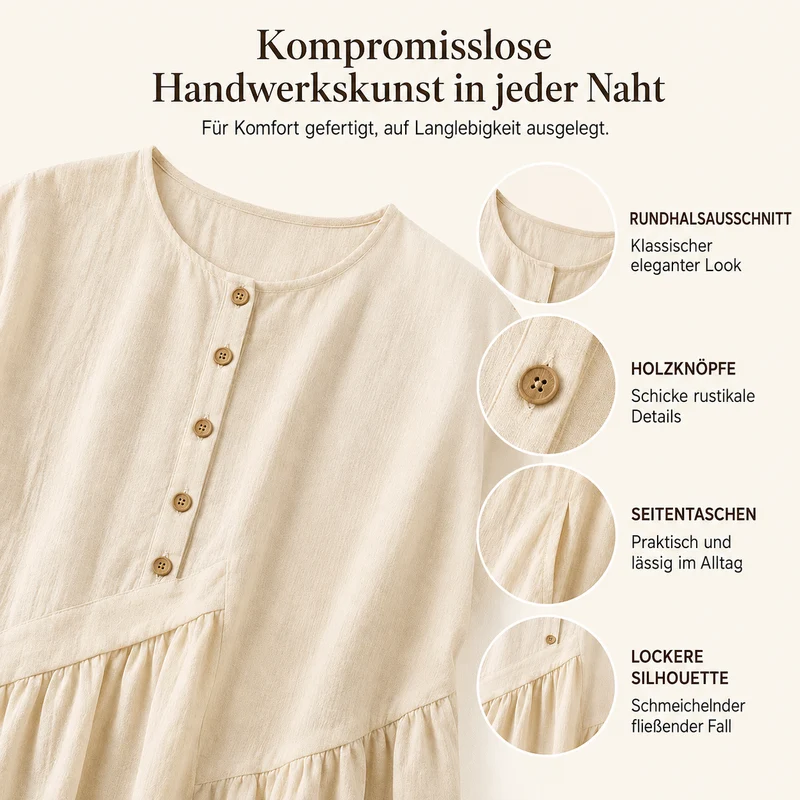 Pamilla | Vielseitiges Maxikleid für Alltag und Urlaub