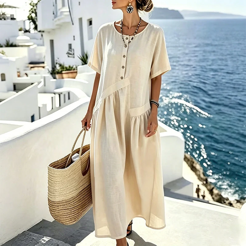 Pamilla | Vielseitiges Maxikleid für Alltag und Urlaub
