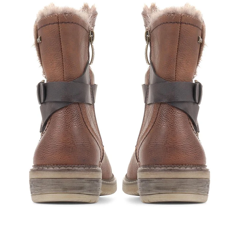Casual Ankle Boots - CENTR36037 / 322 471 - Tan
