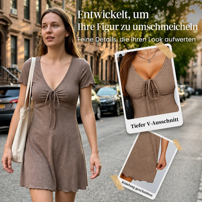 Sylina | Elegantes Bodycon-Kleid mit Bindedetail