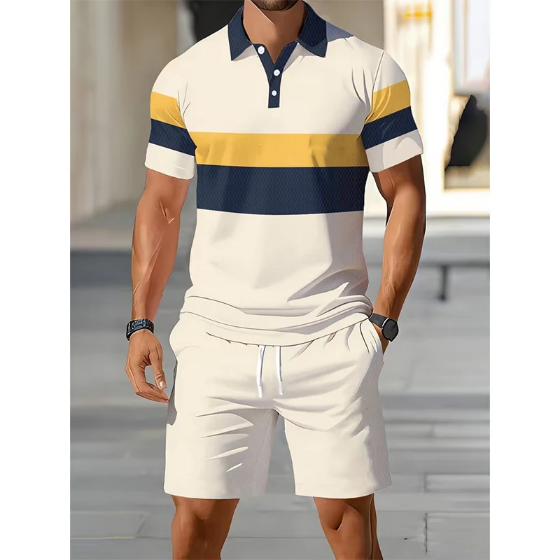 Nicco | Atmungsaktives Herren-Set mit Poloshirt und Shorts