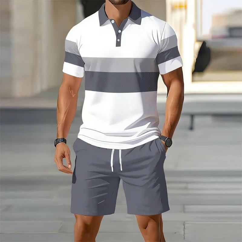 Nicco | Atmungsaktives Herren-Set mit Poloshirt und Shorts