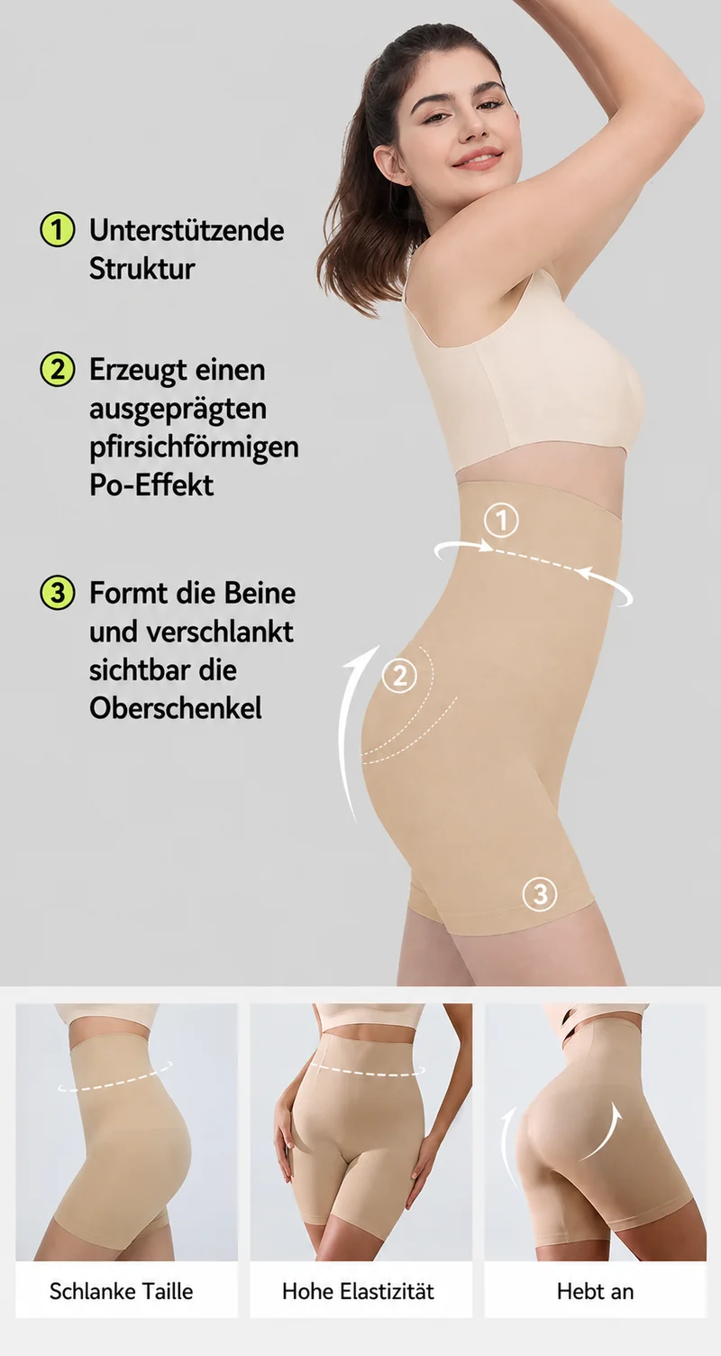 Celviane | Po-liftende Damen-Shorts mit Komfortbund