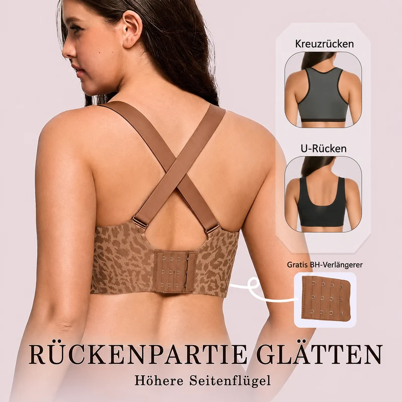 Vinelle | Leopard-BH mit sicherem Halt und nahtlosem Sitz