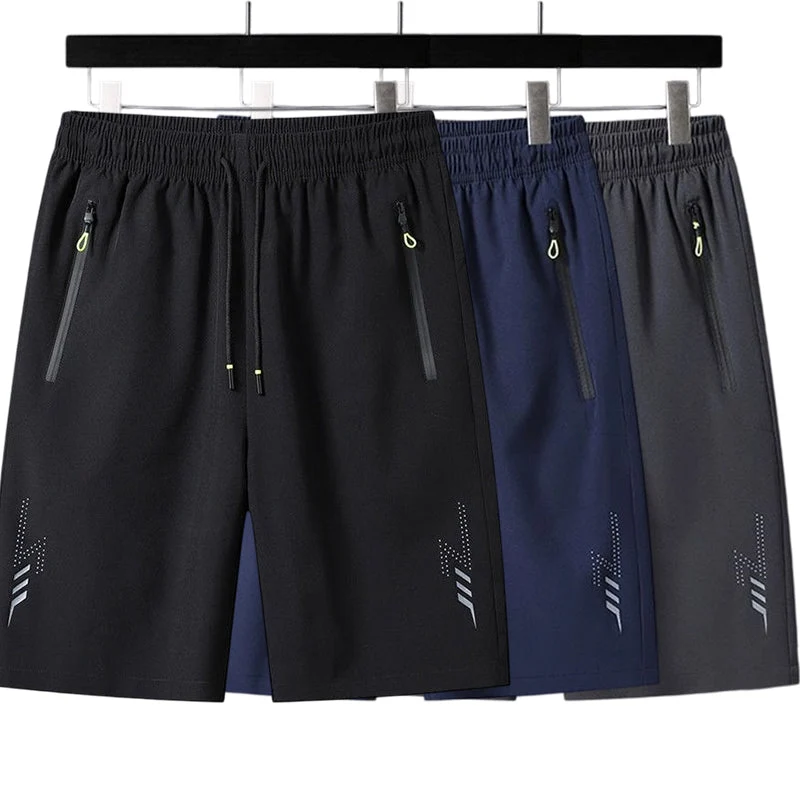 Dello | Leichte Sportshorts mit sicherem Taschenverschluss