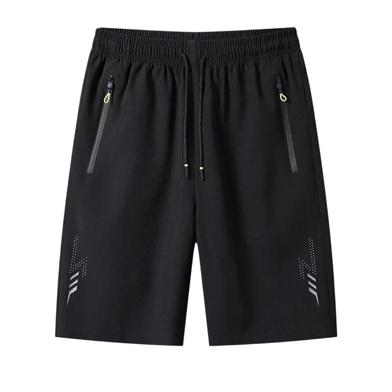 Dello | Leichte Sportshorts mit sicherem Taschenverschluss