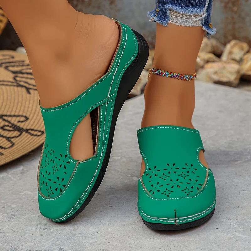 Zanora | Durchbrochene Keilschuhe mit weicher Dämpfung