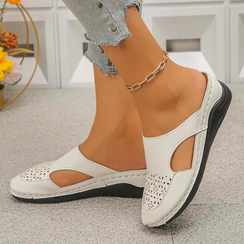 Zanora | Durchbrochene Keilschuhe mit weicher Dämpfung