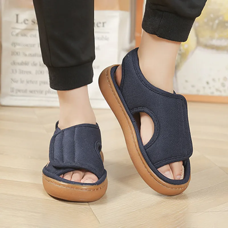 Avelisse | Verstellbare Komfortsandalen mit Klettverschluss