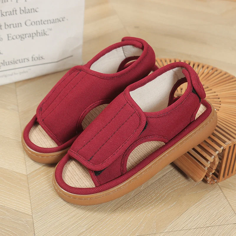 Avelisse | Verstellbare Komfortsandalen mit Klettverschluss