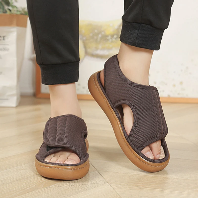 Avelisse | Verstellbare Komfortsandalen mit Klettverschluss