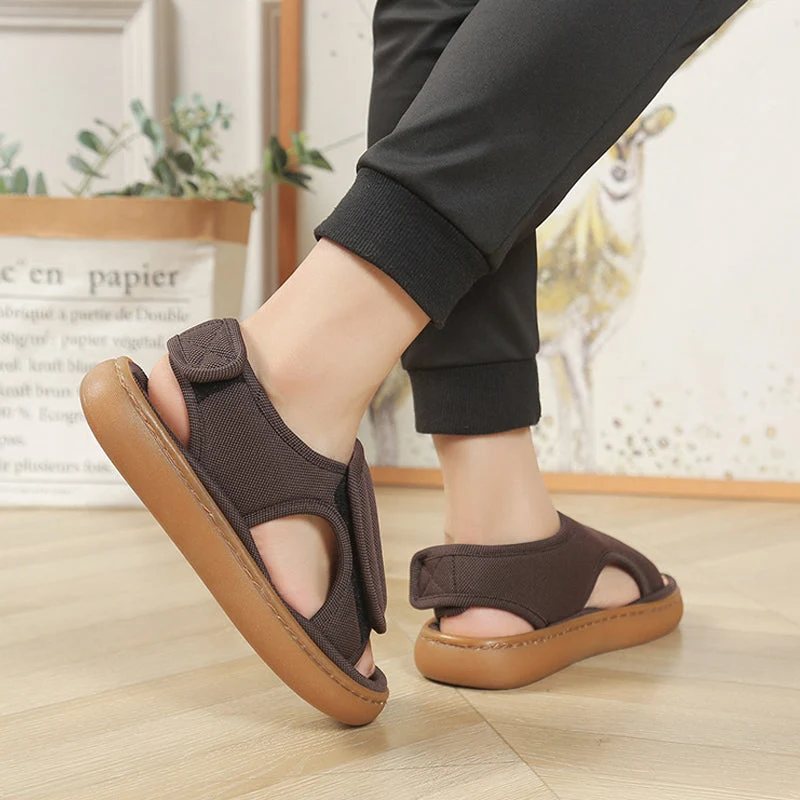 Avelisse | Verstellbare Komfortsandalen mit Klettverschluss