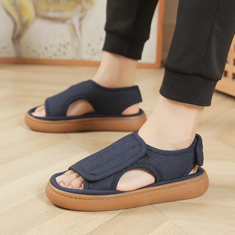 Avelisse | Verstellbare Komfortsandalen mit Klettverschluss