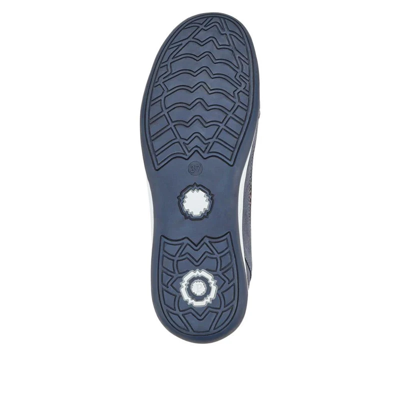 Slip-On Patterned Lightweight Pumps - BRK37007 / 323 323 - Denim Multi