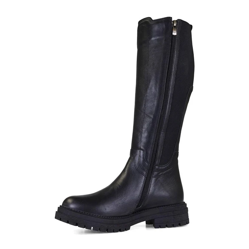 Contemporary Comfort Boots E Fit - ELLIS - Ellis / null - Black Leather