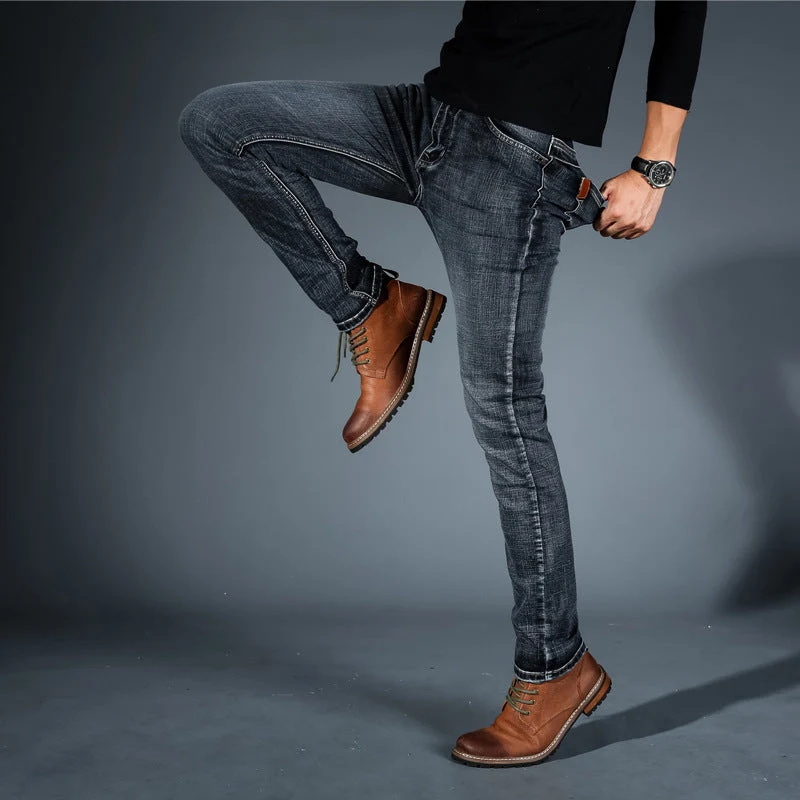 Lebroon | Elastische Slim-Fit Jeans für Alltag