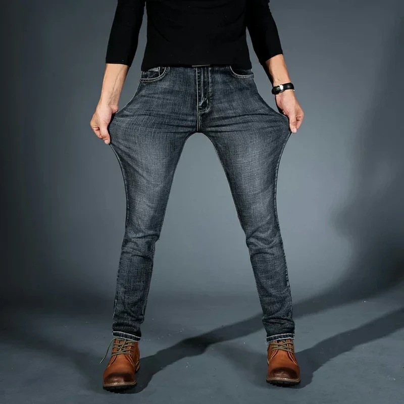 Lebroon | Elastische Slim-Fit Jeans für Alltag