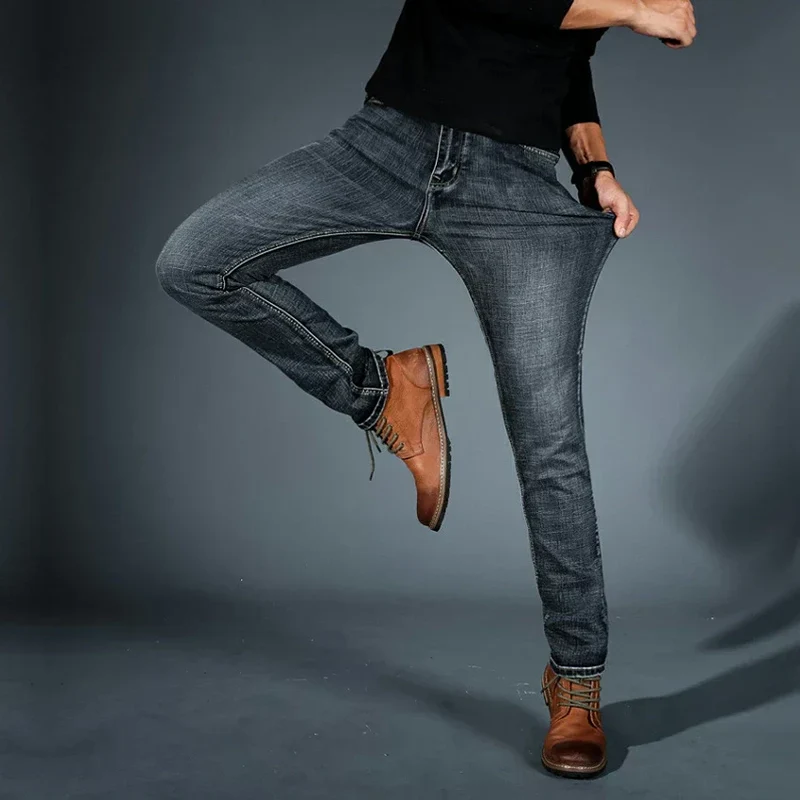 Lebroon | Elastische Slim-Fit Jeans für Alltag