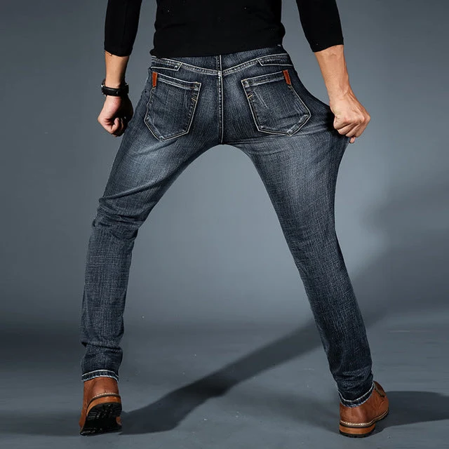 Lebroon | Elastische Slim-Fit Jeans für Alltag