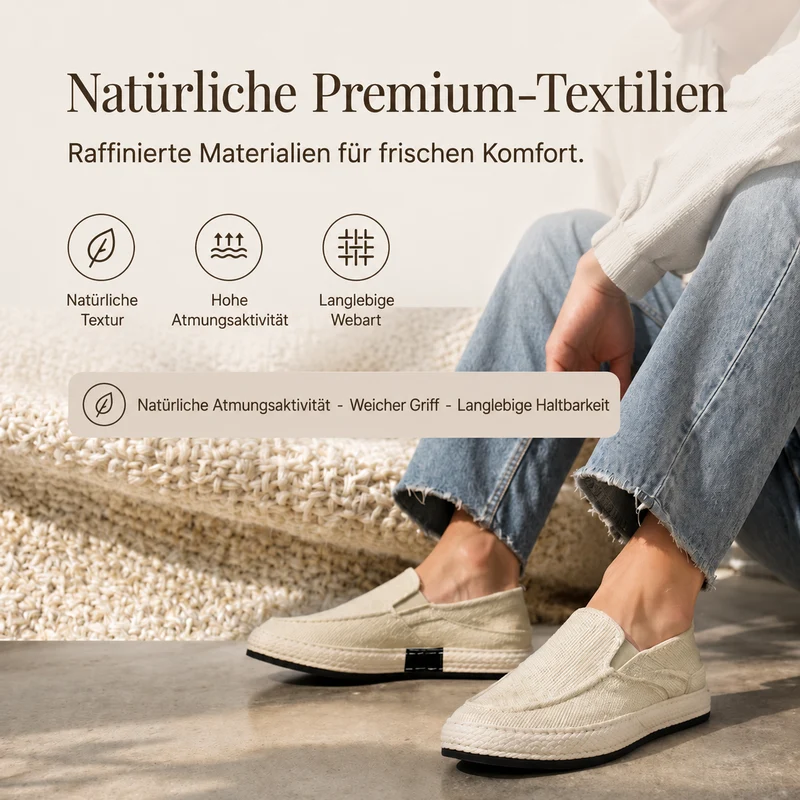 Matthias | Lässige Canvas-Slipper mit atmungsaktiver Struktur