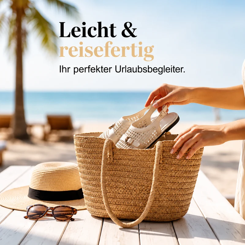 Annelize | Geflochtene Slingback-Sandalen mit luftigem Komfort