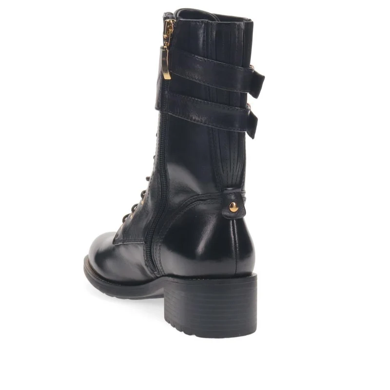 Kaffir Leather Ankle Boots - KAFFIR / 326 131 - Black