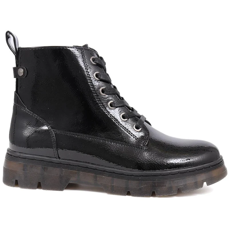 Lace-Up Ankle Boots - WOIL40054 / 326 239 - Black