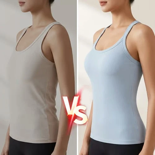 Kaireen | Ärmelloses Fitness-Top mit Mesh-Rücken