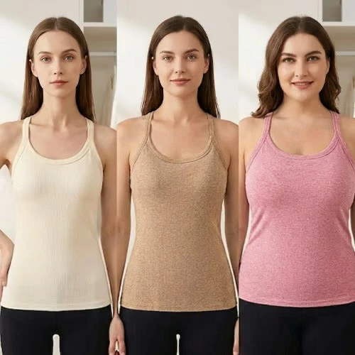 Kaireen | Ärmelloses Fitness-Top mit Mesh-Rücken