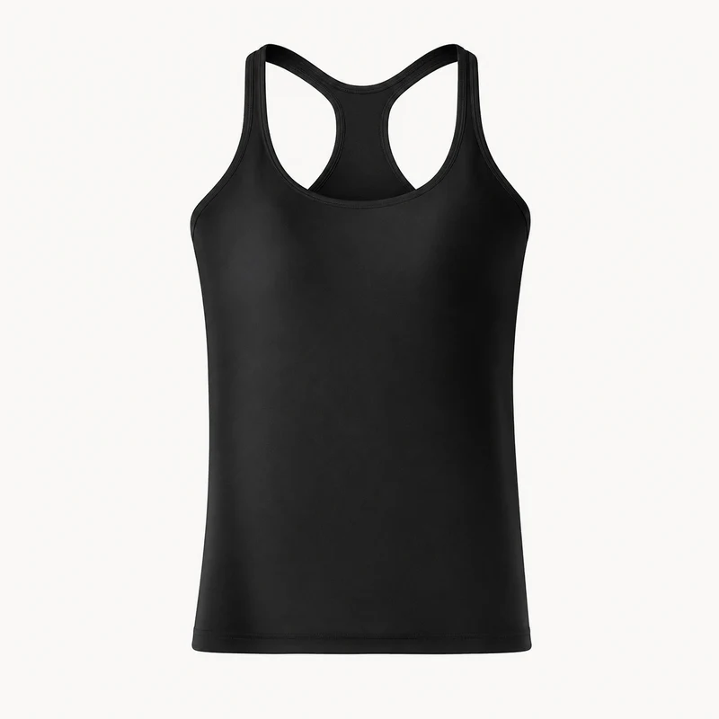 Kaireen | Ärmelloses Fitness-Top mit Mesh-Rücken