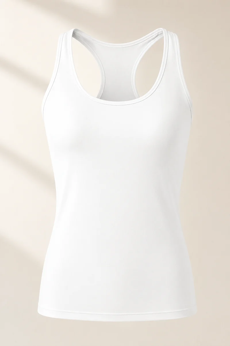 Kaireen | Ärmelloses Fitness-Top mit Mesh-Rücken