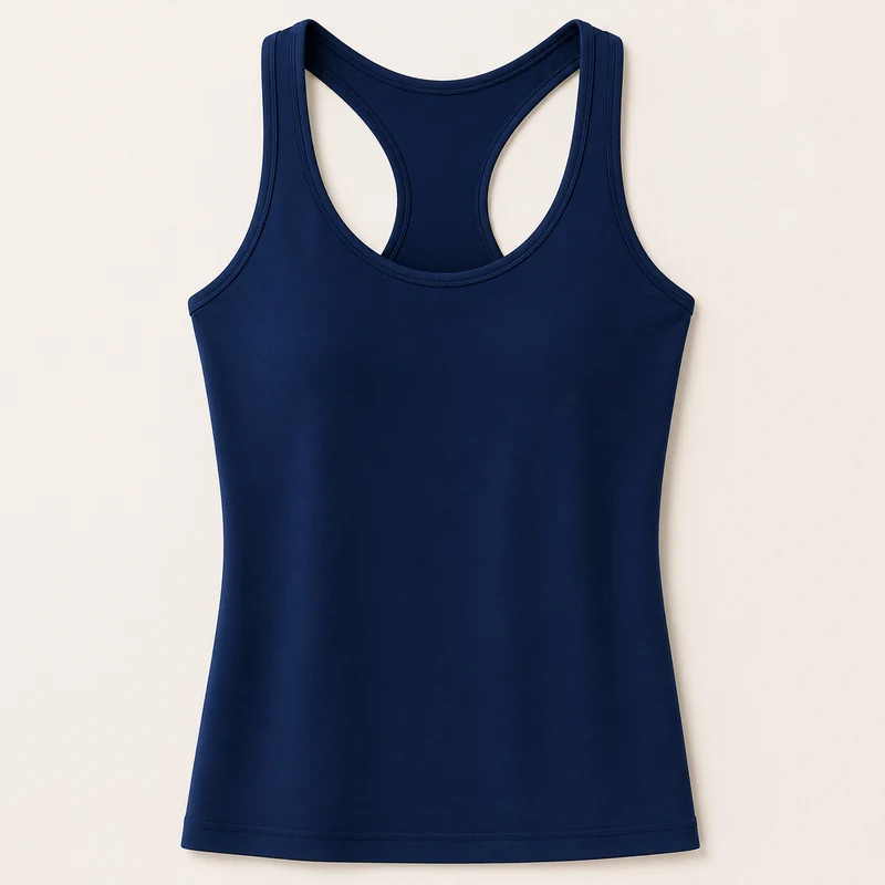 Kaireen | Ärmelloses Fitness-Top mit Mesh-Rücken