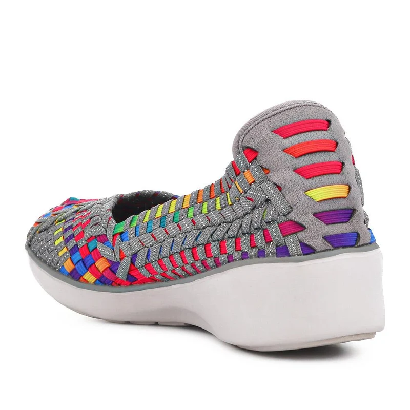 Stretch Fit Memory Foam Slip On Pumps - BRK35079 / 322 014 - Multi