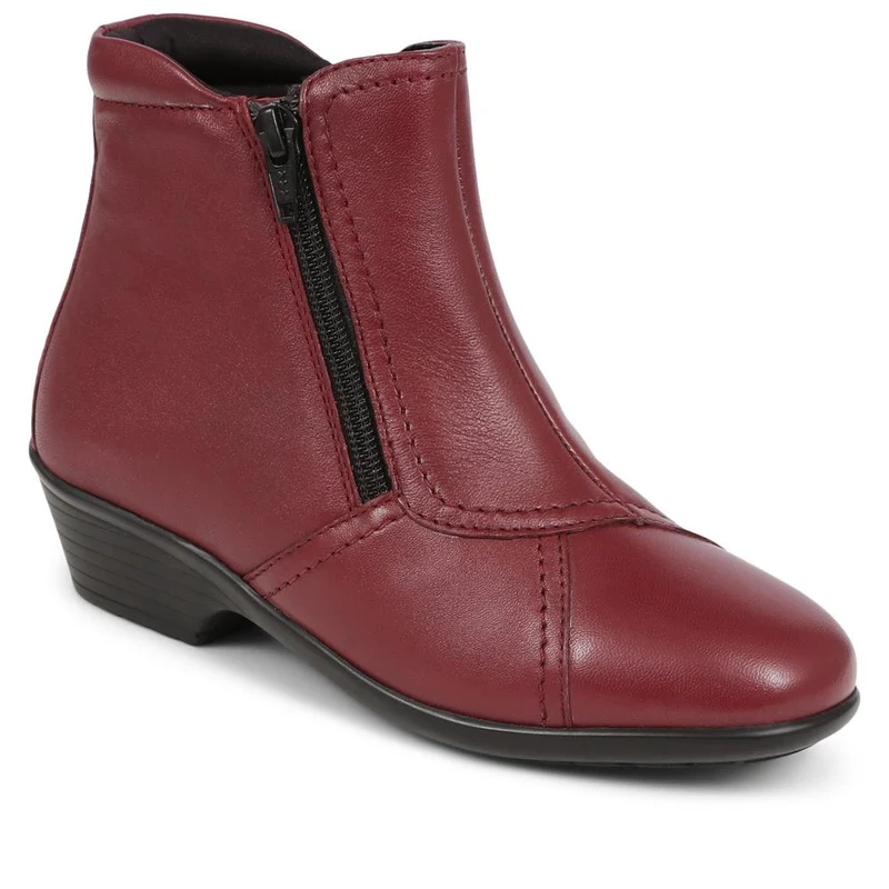 Leather Ladies Ankle Boots - HSKEMP1811 / 146 311