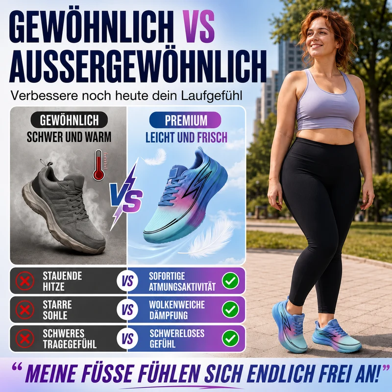 Felixia | Atmungsaktive Trainingsschuhe mit gepolsterter Sohle