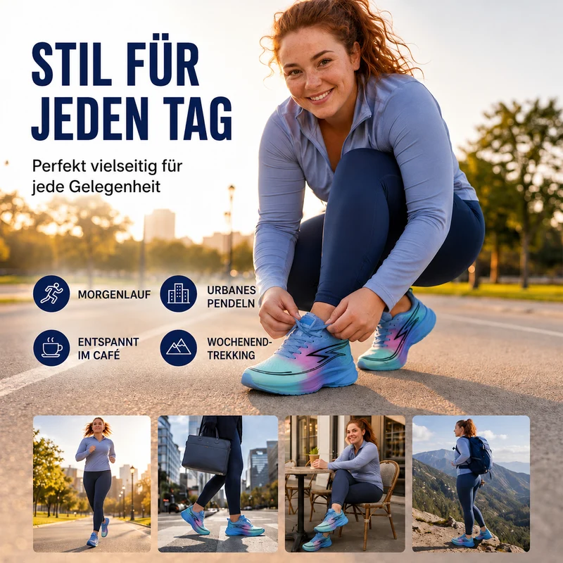 Felixia | Atmungsaktive Trainingsschuhe mit gepolsterter Sohle