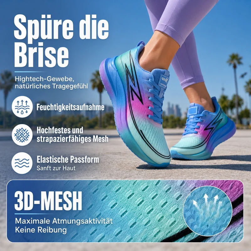 Felixia | Atmungsaktive Trainingsschuhe mit gepolsterter Sohle