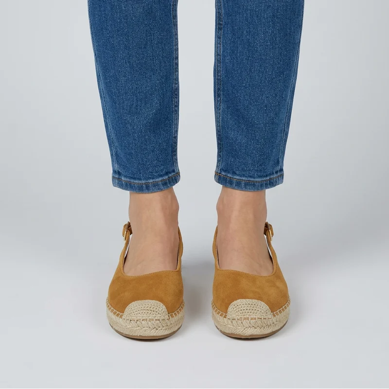 Anngel | Bequeme Slingback-Espadrilles mit Jutesohle