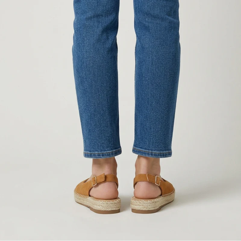 Anngel | Bequeme Slingback-Espadrilles mit Jutesohle