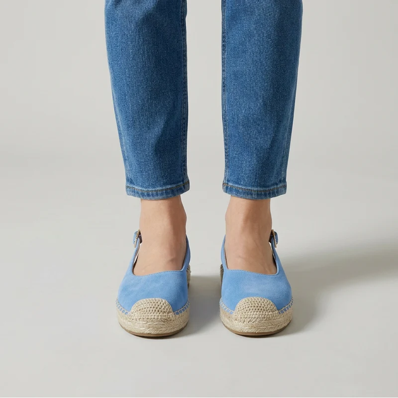 Anngel | Bequeme Slingback-Espadrilles mit Jutesohle