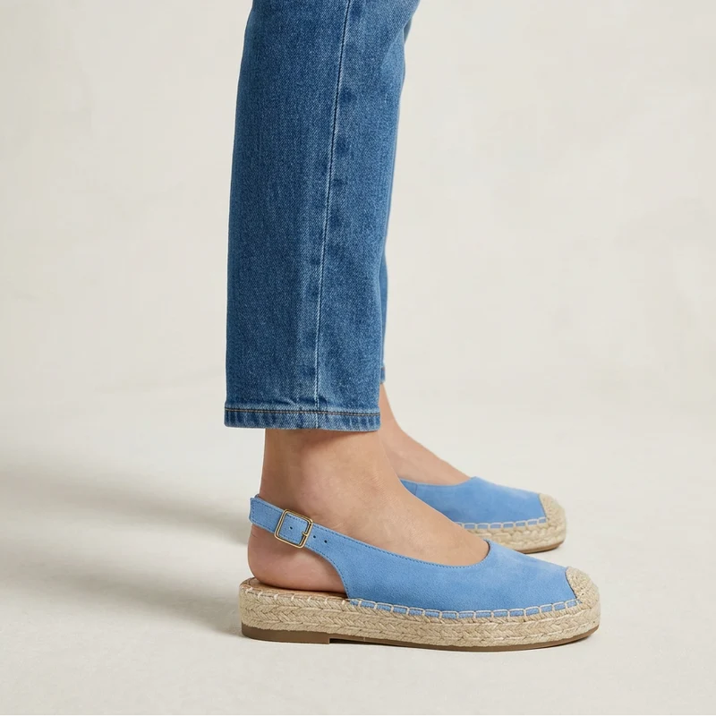 Anngel | Bequeme Slingback-Espadrilles mit Jutesohle