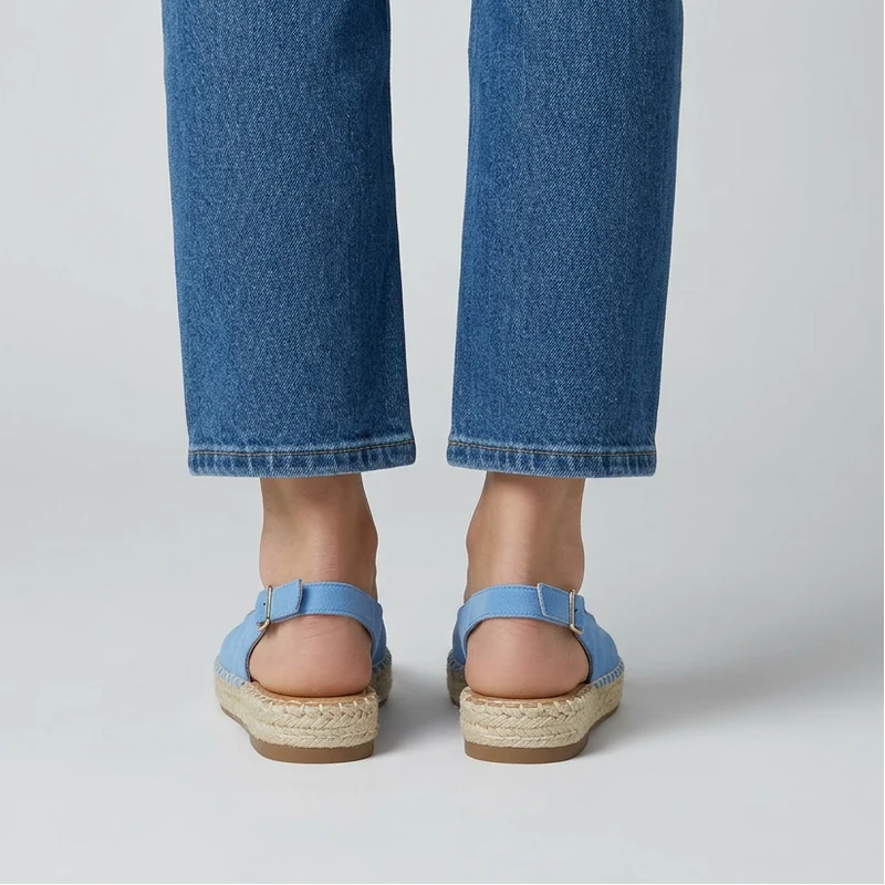 Anngel | Bequeme Slingback-Espadrilles mit Jutesohle