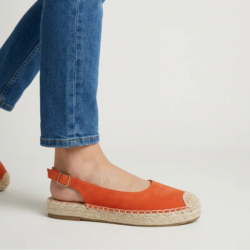Anngel | Bequeme Slingback-Espadrilles mit Jutesohle