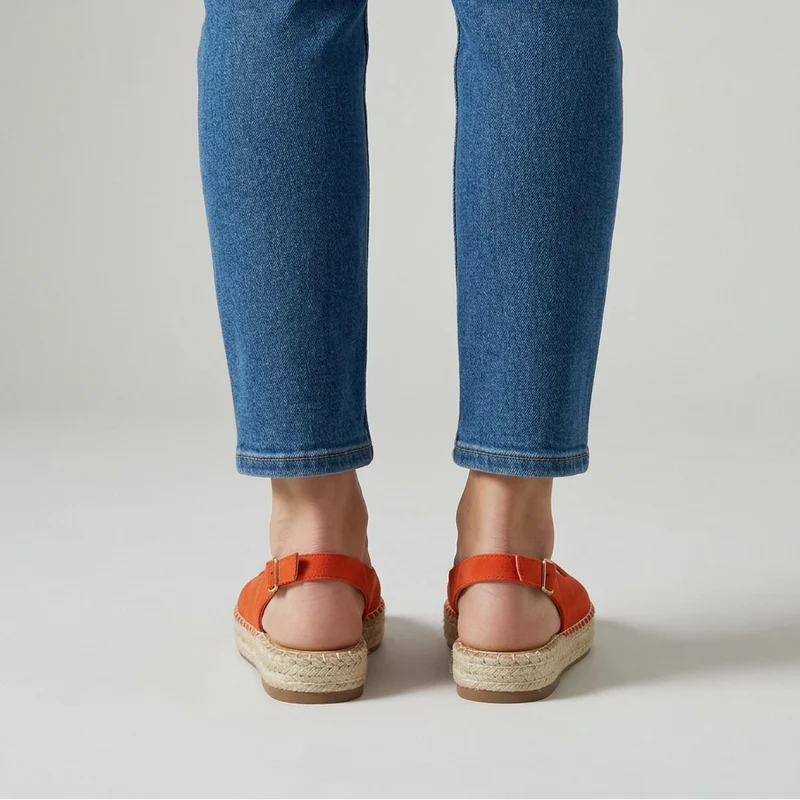 Anngel | Bequeme Slingback-Espadrilles mit Jutesohle