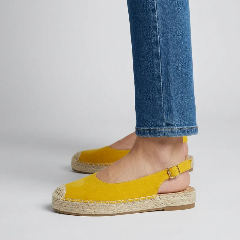Anngel | Bequeme Slingback-Espadrilles mit Jutesohle