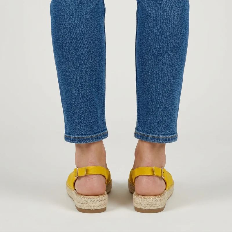 Anngel | Bequeme Slingback-Espadrilles mit Jutesohle