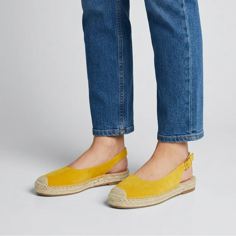 Anngel | Bequeme Slingback-Espadrilles mit Jutesohle