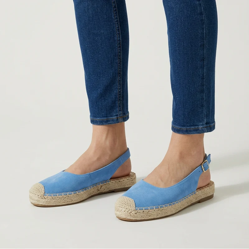 Anngel | Bequeme Slingback-Espadrilles mit Jutesohle