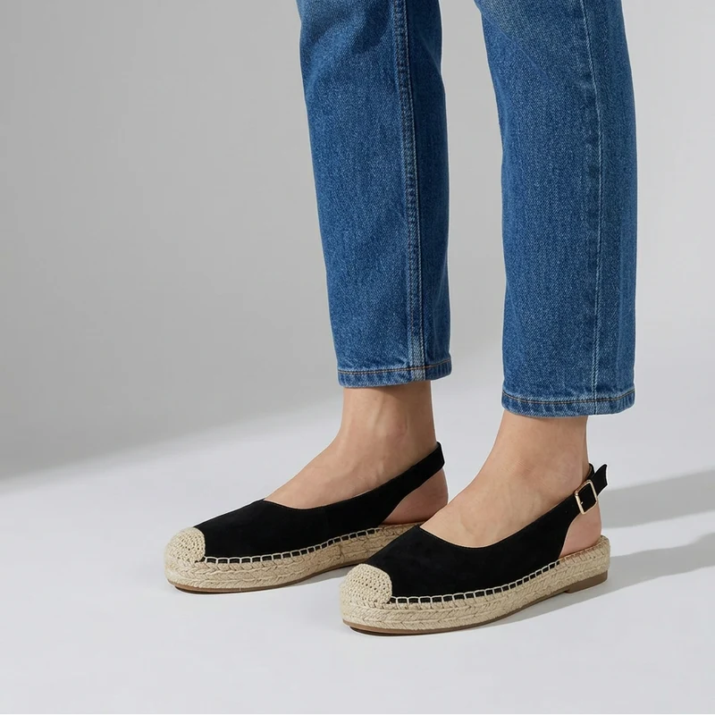 Anngel | Bequeme Slingback-Espadrilles mit Jutesohle